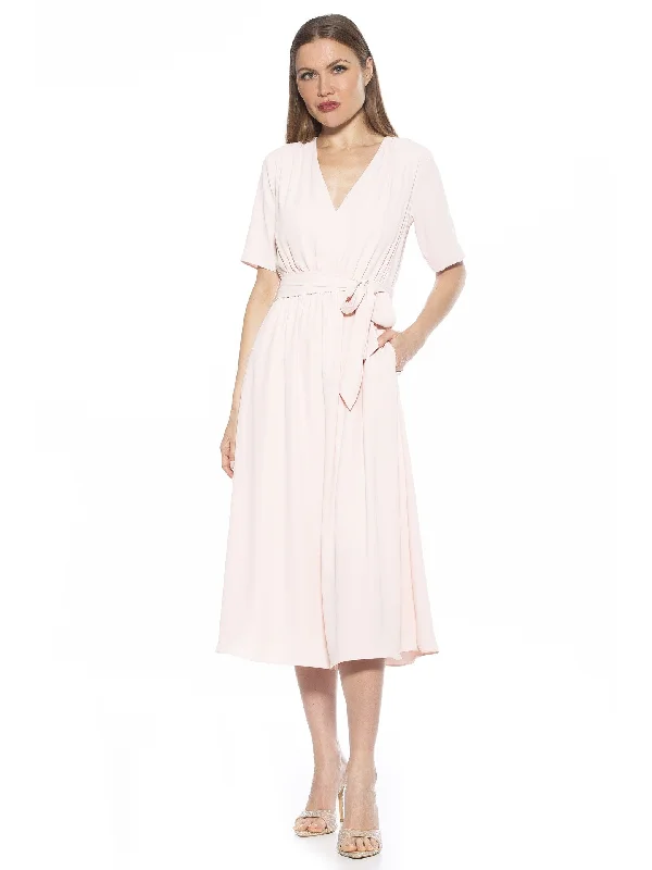 Larisa V Neck Dress